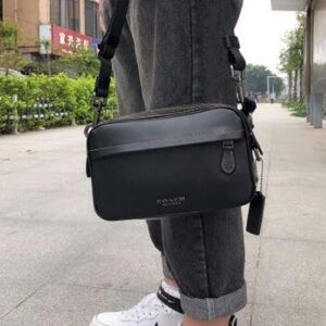 Coach Graham leather camera bag